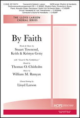 By Faith with Great Is Thy Faithfulness SATB choral sheet music cover